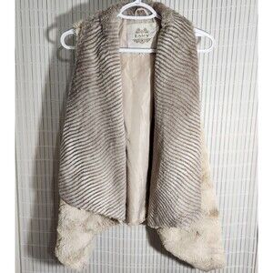 Esley open Cardigan For Women Size Large Super Soft sleeveless Vest